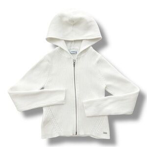Mayoral | Ribbed Hooded Cardigan Sweater (6 yrs) 🤍